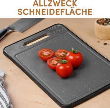 Дошка для розморожування та нарізання 36,5 x 25 см, сірий STONELINE