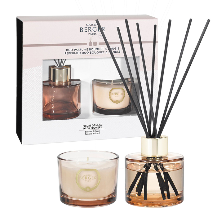 Дифузор Maison Berger Paris та аромасвічка з ароматом SENSO, 250 мл