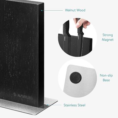 Держатель для ножей двухсторонний магнит Navaris