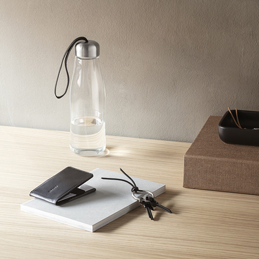 Пляшка скляна 0,5 л, прозора / чорна Eva Solo