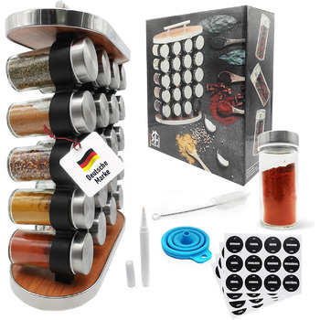 Вертикальний органайзер на 20 баночок для спецій SEFa Home