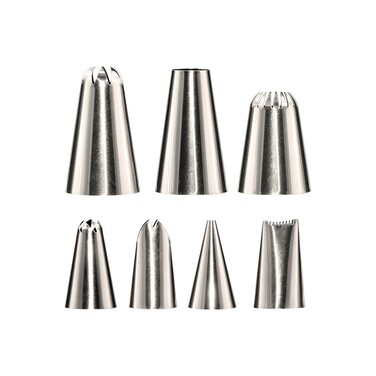 Набір насадок для випічки і прикраси торта, крему Fissman 52 насадки (8511)