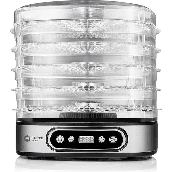 Дегідратор на 5 полиць, 500 Вт з LCD дисплеєм Balter