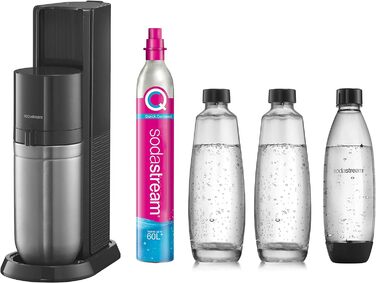 Набір для газування води, 5 предметів, чорний Duo SodaStream