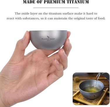 Титанові чаші для кемпінгу 2 шт. iBasingo