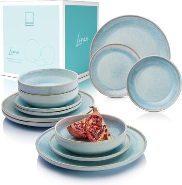 Набір тарілок на 4 персони, 12 предметів Lima Sänger