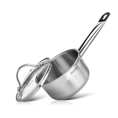 Набір посуду зі скляними кришками 6 предметів EVITA Fissman