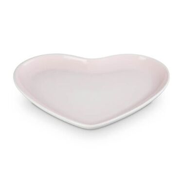Тарілка у формі серця 23 см, рожева Heart Le Creuset