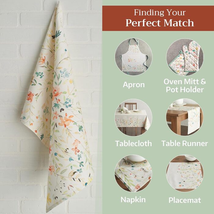 Набір із 3 багатоцільових кухонних рушників Maison d&39 Hermine Rural Christmas, 100 бавовна Барні рушники День подяки/Різдво (50 см x 70 см) (Кольмар)