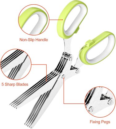 Кухонні ножиці з 5 лезами Relota