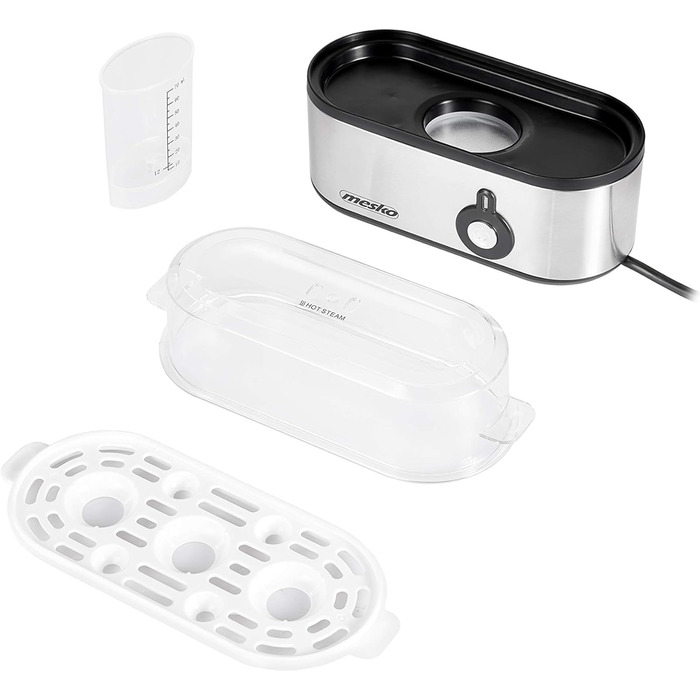 Яйцеварка електрична на 3 яйця, 350 Вт Mesko