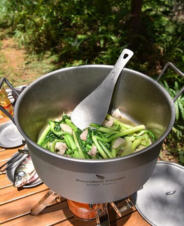 Титанова ложка для кемпінгу iBasingo