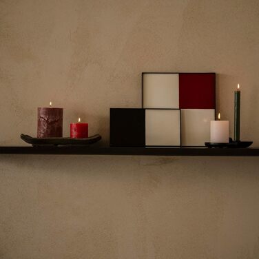 Свічки Spaas Rustic Pillar 80/110 мм 65 шт. - (Бордо)