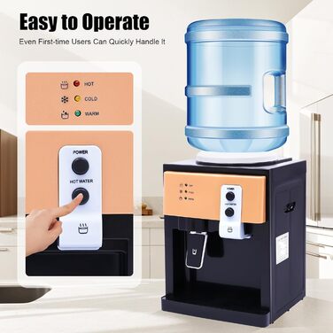 Кулер для гарячої та холодної води 550 Вт чорний DHQCQL