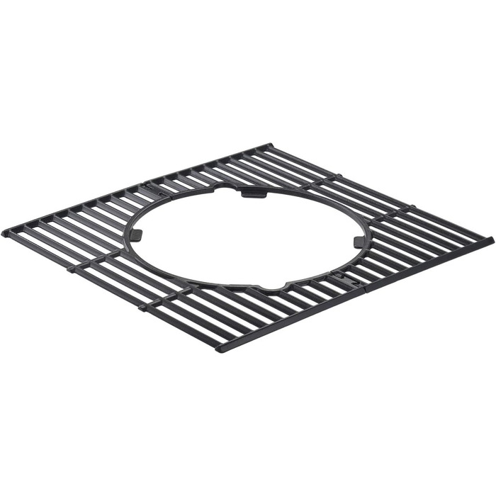 Решітка для гриля RSLE VARIO, Високоякісна решітка для гриля з нержавіючої сталі для вставок VARIO, для гриля-котелка на вугіллі 1 F60, Срібляста, Гриль-котелка на вугіллі сріблястого кольору Ø 60 см (одинарний, VIDERO G2/G4/G6 (з модельного року 2021))