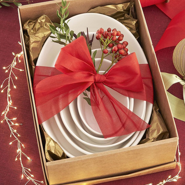 Форма для запекания La Porcellana Bianca FIESOLE, фарфор, 19 х 13,5 х 6 см