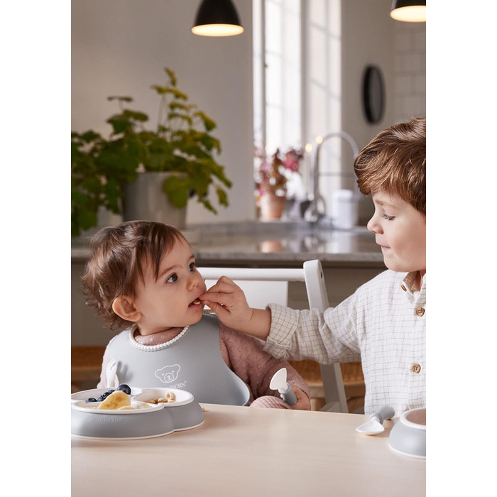 Слюнявчики для дітей 2 предмети,  сірий, блідо-рожевий BabyBjörn