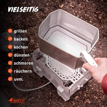 Складний гриль для кемпінгу SKOTTI