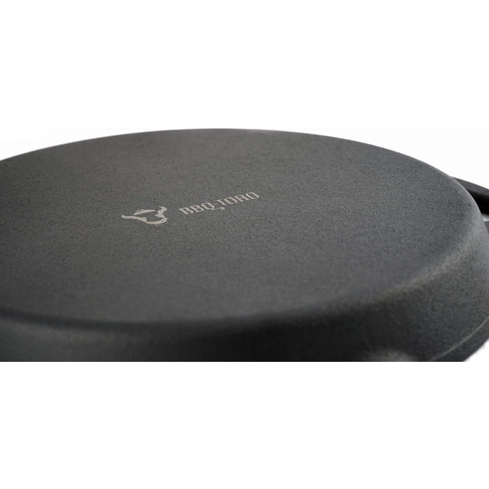 Сковорода-гриль чавунна 35 см з ручками BBQ-Toro