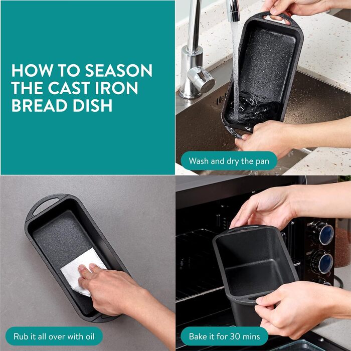 Чавунна форма для випікання хліба 26 см Navaris