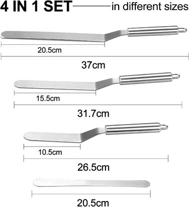 Набір кухонних лопаток 4 шт Vinabo