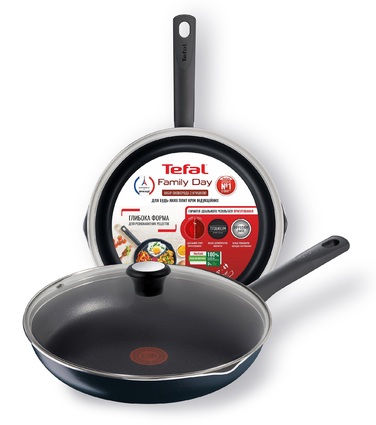 Сковорода с крышкой 26 см Family Day Tefal