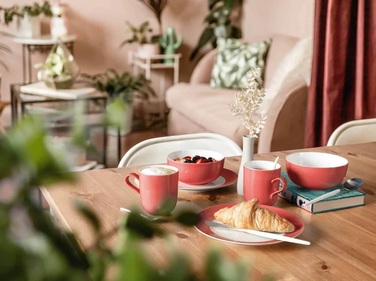 Тарілка для сніданку 22,5 см, біло-рожева Pure Colors Liberty Seltmann Weiden