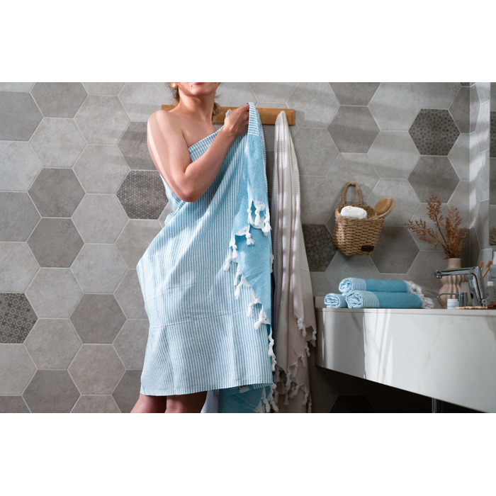 Полотенце Ardesto SPA 90х170см, 100% хлопок, аква