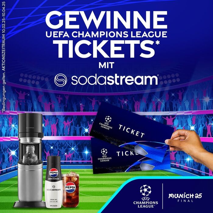 Набір для газування води, 5 предметів, 3 л чорний Terra SodaStream