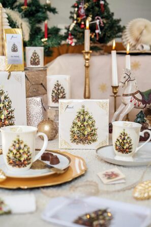 Поднос 13 x 21 см Рождественская елка Ambiente