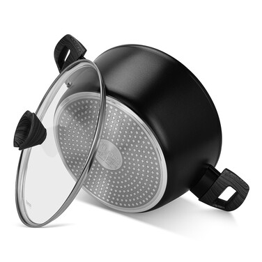 Каструля зі скляною кришкою 24 см 4,2 л ANGELA Fissman