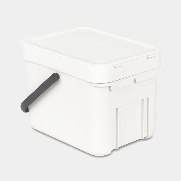 Відро для сміття 6 л біле Sort Go Brabantia
