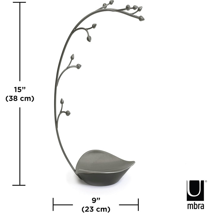Тримач для прикрас 21х38х13 см металік Orchid Umbra