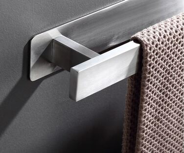 Вішалка для рушників настінна, срібляста JINWCISM