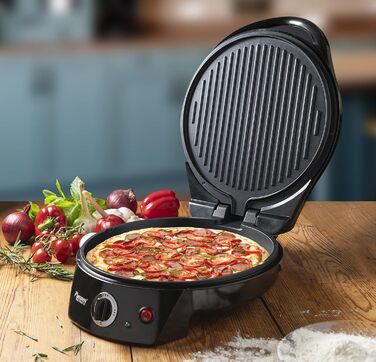 Електрична піч для піци 1800 Вт чорна Bestron
