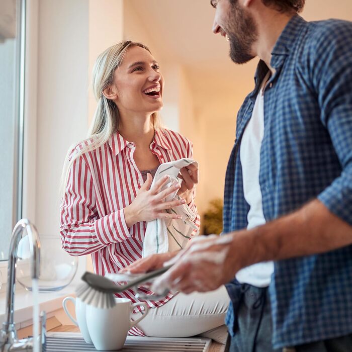 Щітка для миття посуду 4 шт. чорний Hausfelder