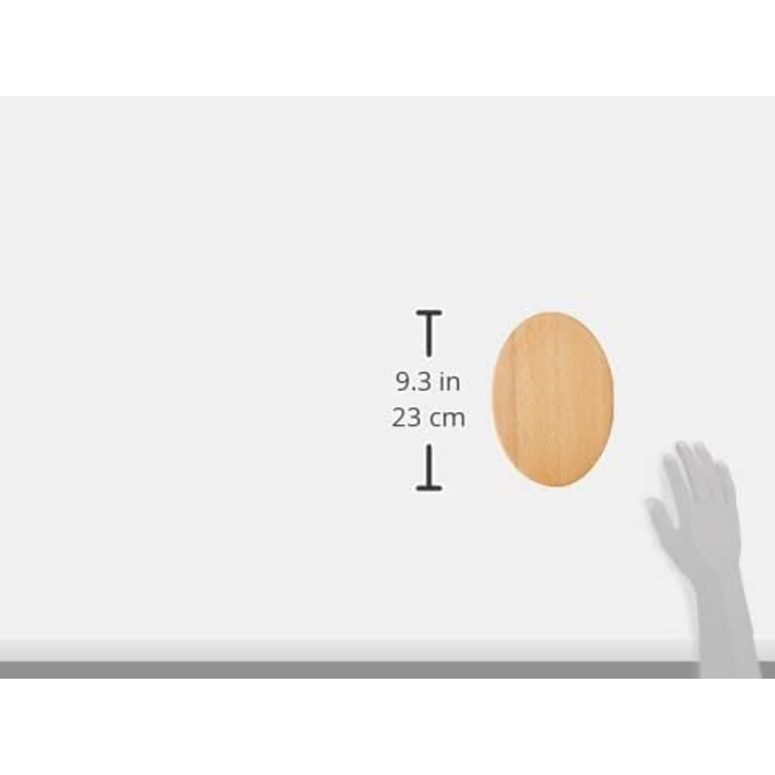 Підставка деревяна магнітна 21 см, овальна Staub
