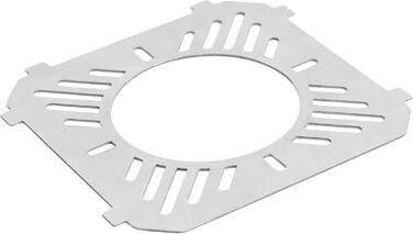 Хобо Преміум Складана вулична плита з термостійкої нержавіючої сталі XL-набір з багатьма аксесуарами Зроблено в Німеччині (вставка з нержавіючої сталі для газового пальника Trangia)