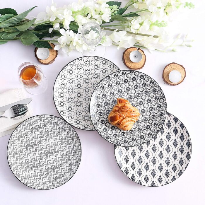 Порцелянова десертна тарілка vancasso, тарілка для торта 8 шт. барвиста 21,5 см