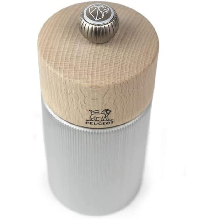 Соляна лінія 12 см кам'яна сіль - Класичне регулювання помелу - Алюміній та перероблена деревина з ущільненням PEFC - Натуральний колір One Size Natural - 12 см