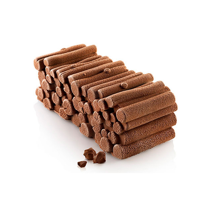 KIT WOODY 1100 Набір силіконових форм 2 шт. 240х100 h 82 мм + підставка