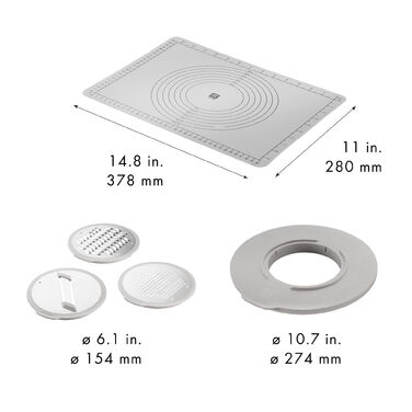 Набір аксесуарів для скляних та металевих мисок, 5 предметів Fresh & Save Zwilling