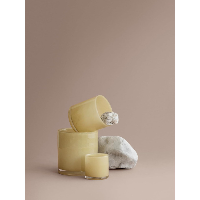 Подсвечник стеклянный, размер S, 8 x 8,5 см желтый SAGA Blomus