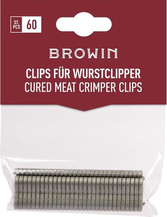 Кліпси для ковбасного кліпсатора набір 60 предметів Browin