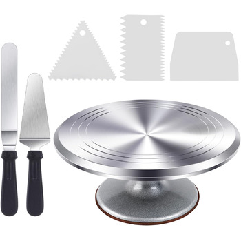 Обертова підставка для торта 30 см Ohuhu