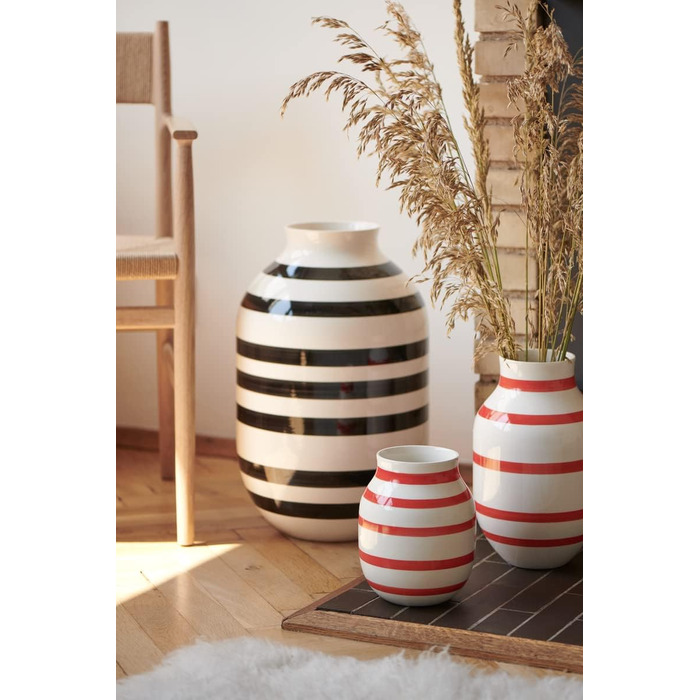 Ваза 12,5 см біло-срібляста Omaggio Kähler