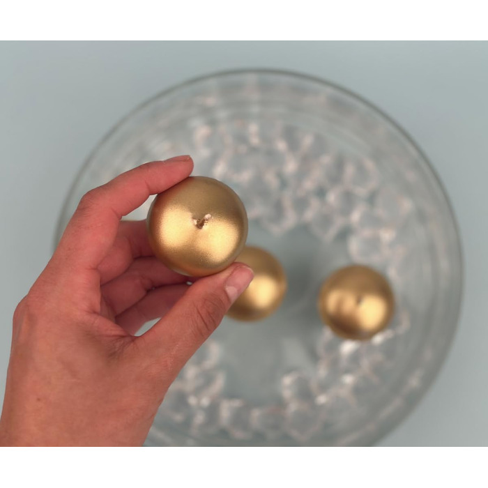 Плаваючі свічки 50 шт. плаваючі свічки Ø 40 мм (рожеве золото) (золото)