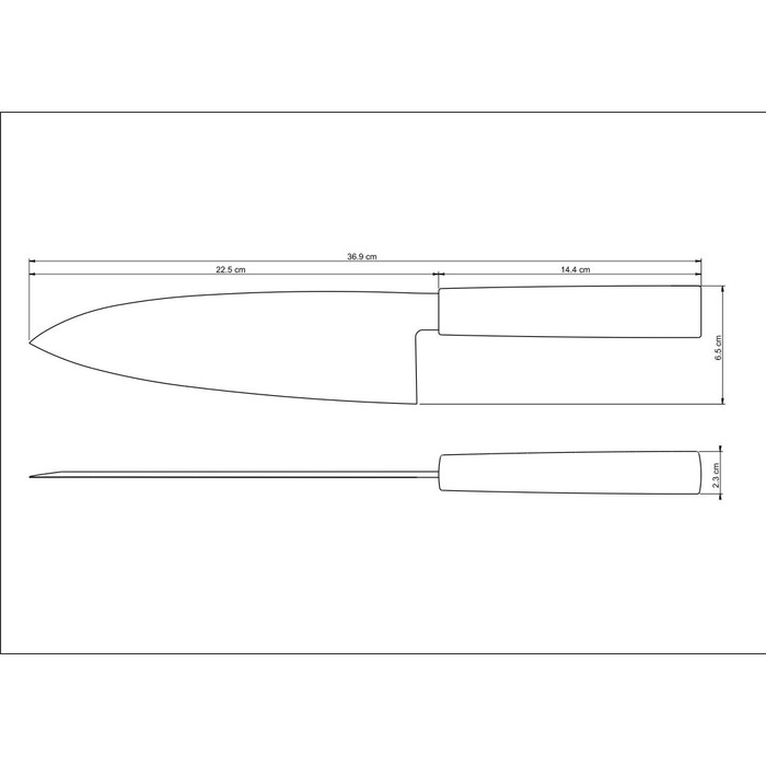 Нож для суши TRAMONTINA SUSHI, 203 мм (6408243)