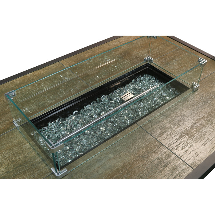 Вуличний газовий стіл-камін 130 х 85 х 63 см. GRILLI