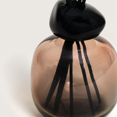 Дифузор Maison Berger Paris MINERAL BEIGE BLACK, 260 мл + Наповнювач з ароматом VANILLA MAGNIFICENCE, 180 мл